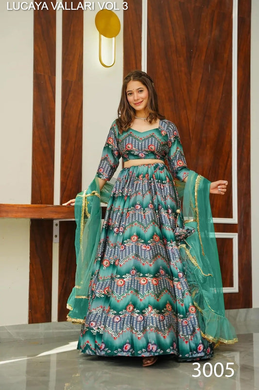 3005 Vallari Vol 3 Lucaya Silk Readymade Lehenga Choli