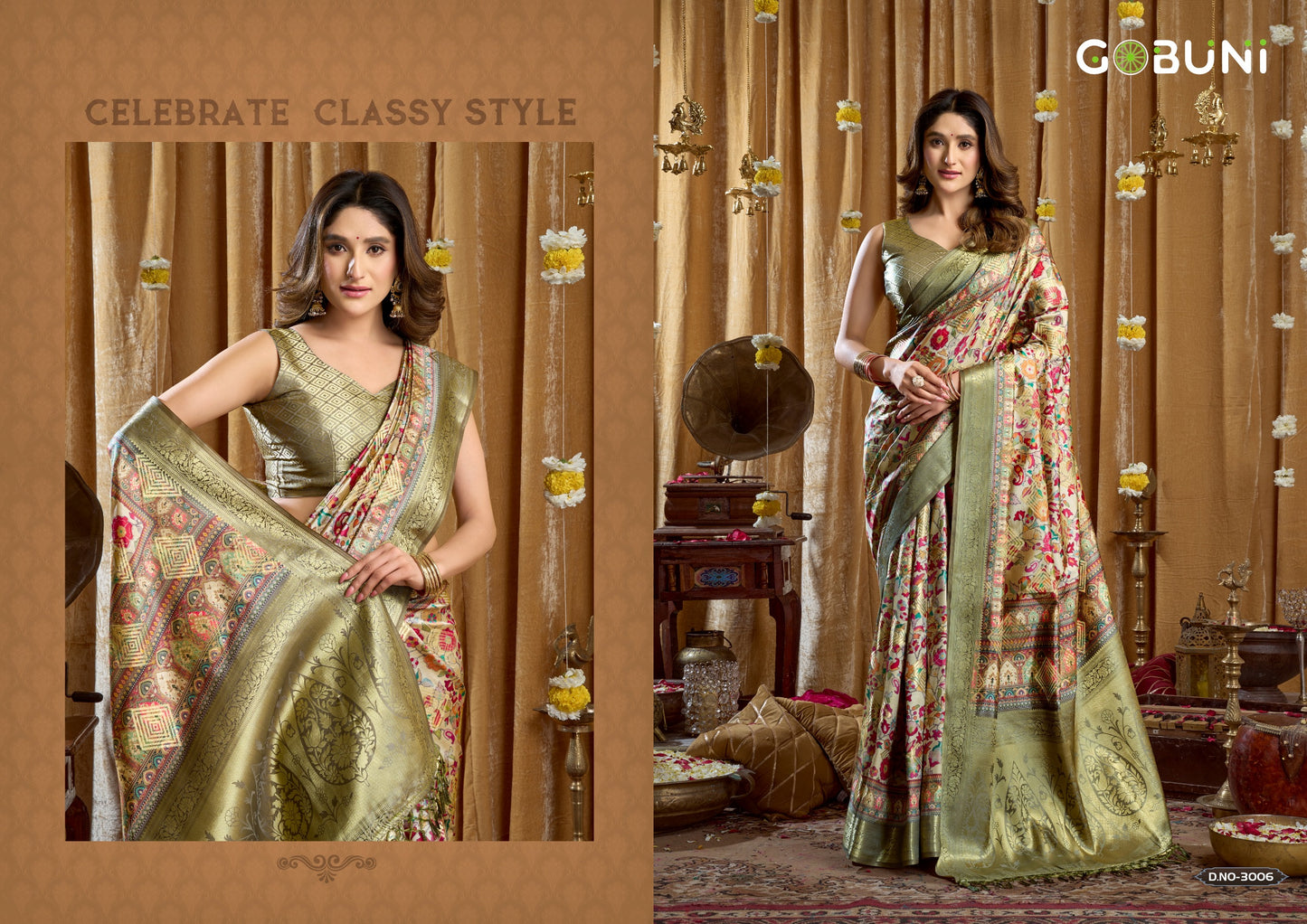 3006 Simran Gobuni Banarasi Sarees