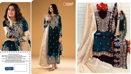 V-17027C Fepic Pakistani Salwar Suits