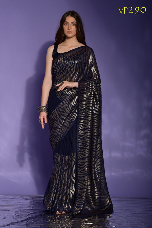 290 Jeet Fashion Berry Sarees