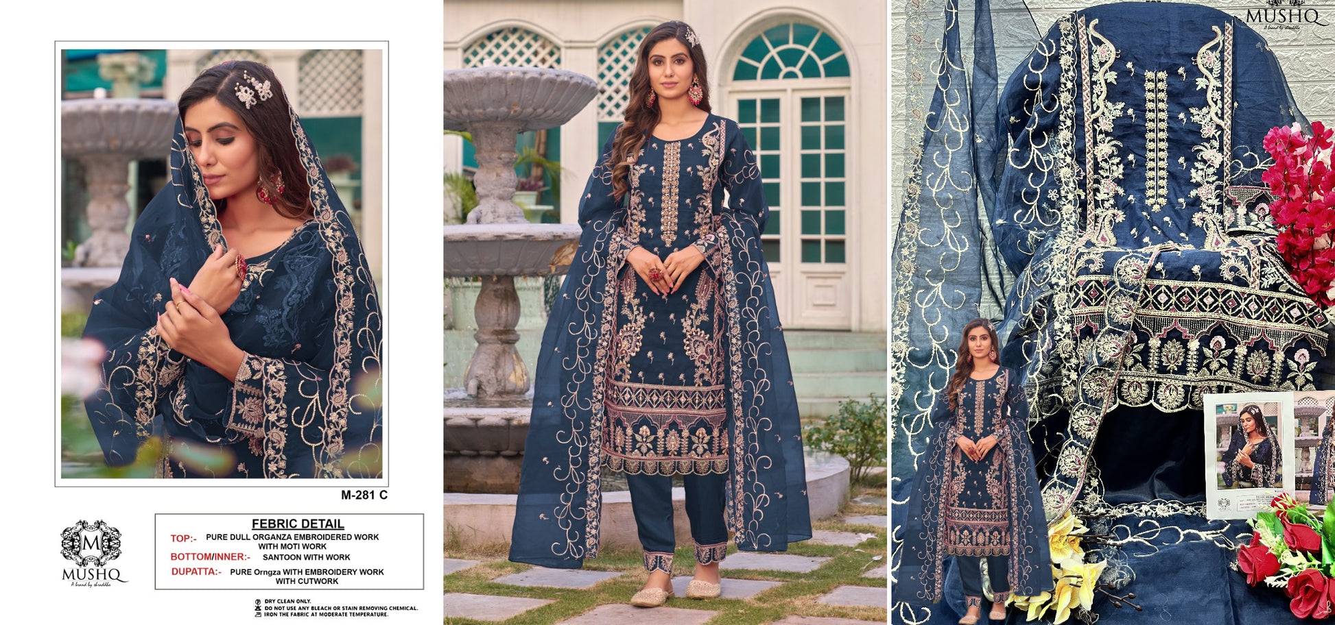 281C Mushq Pakistani Salwar Suits