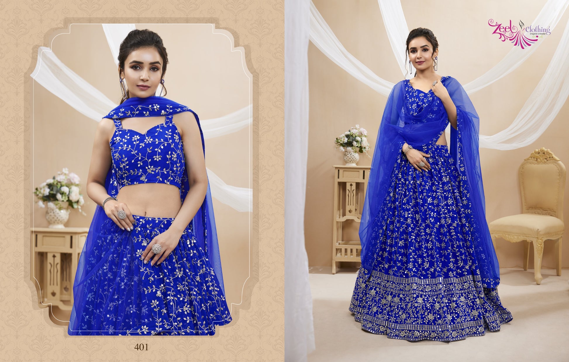 401 Ruhana Vol 1 Zeel Lehenga Choli