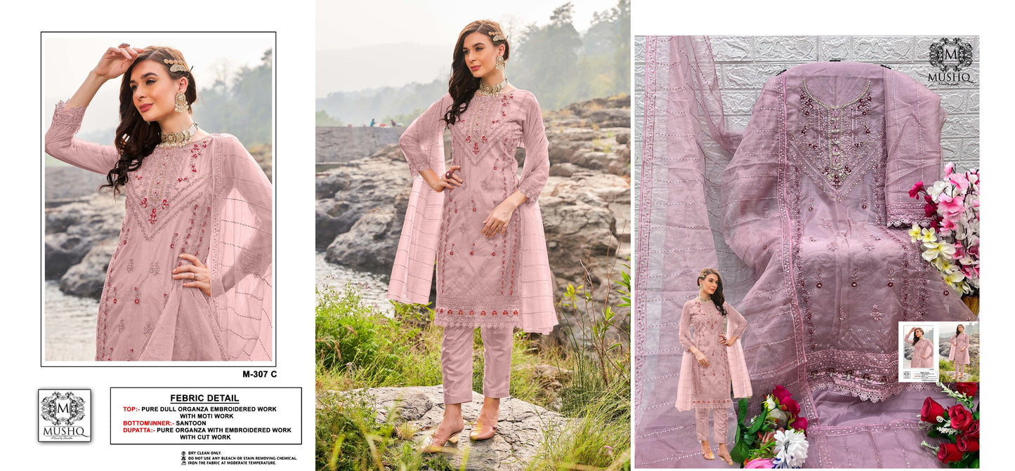 307C Mushq Pakistani Salwar Suits