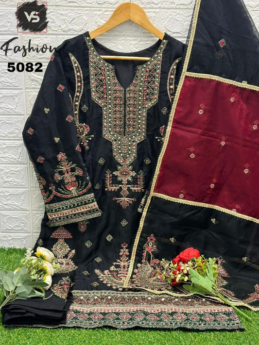 5082Black Vs Fashion Pakistani Readymade Suits