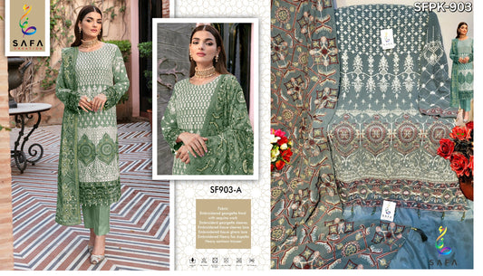 903A Safa Creation Pakistani Salwar Suits
