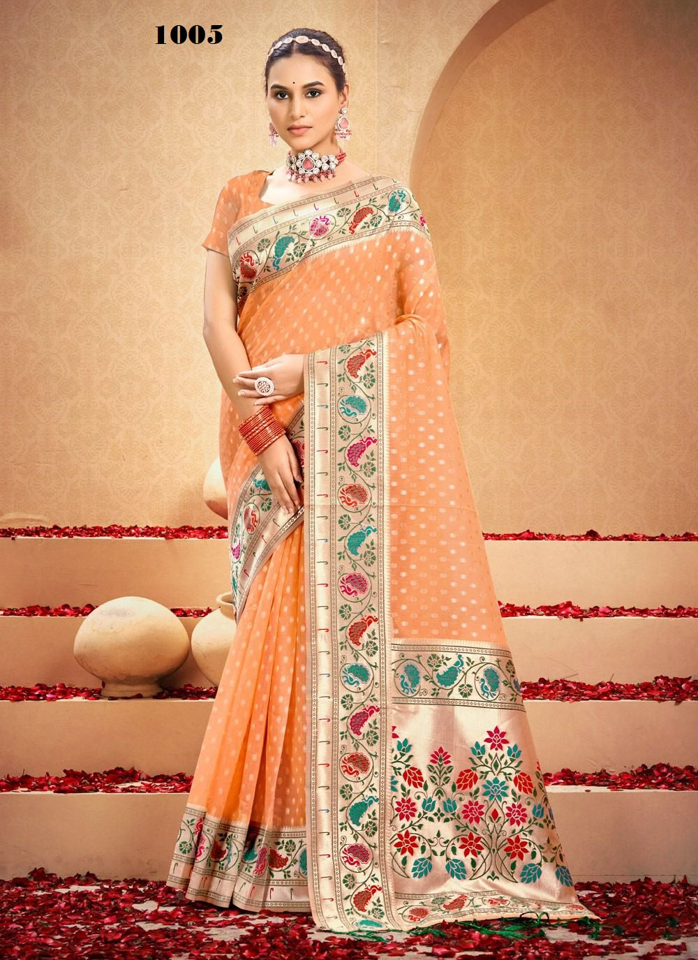 1005 Shahi Bunawat Sarees