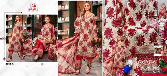 1061A Aasha Designer Pakistani Salwar Suits