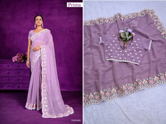 604 Prima Sarees