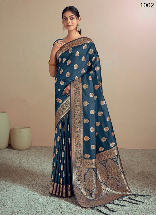 1002 Butterfly Bunawat Sarees