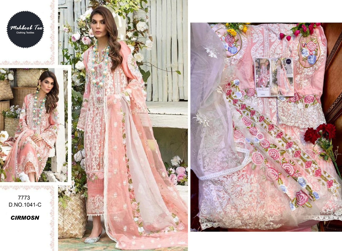 1041C Mehboob Tex Pakistani Salwar Suits