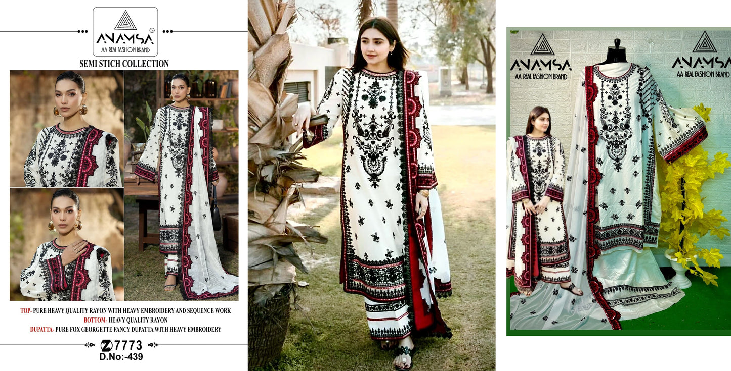 439 Anamsa Pakistani Salwar Suits