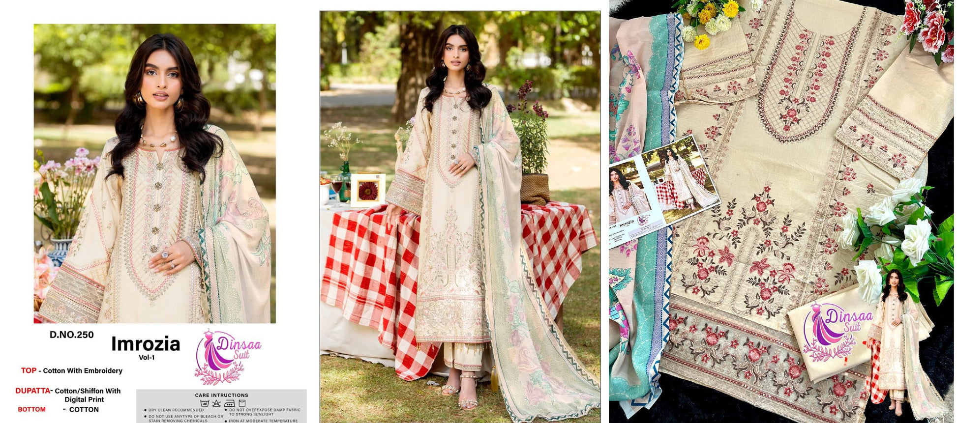250 Imrozia Vol 1 Dinsaa Suit Pakistani Salwar Suits