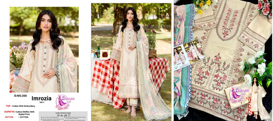 250 Imrozia Vol 1 Dinsaa Suit Pakistani Salwar Suits
