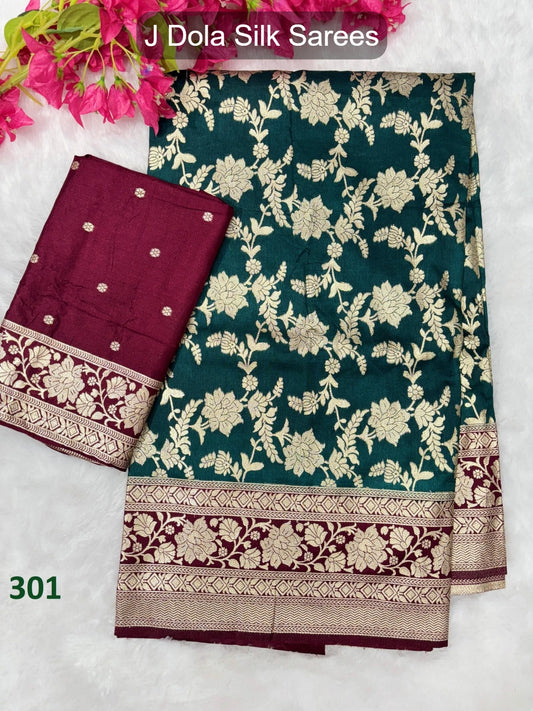 301 J Dola Silk Sarees