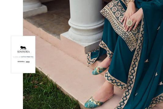 3022 Amyra Senhora Real Georgette Unstitched Suits