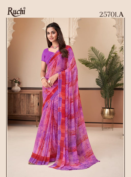 25701A Ragaa Georgette Ruchi Sarees