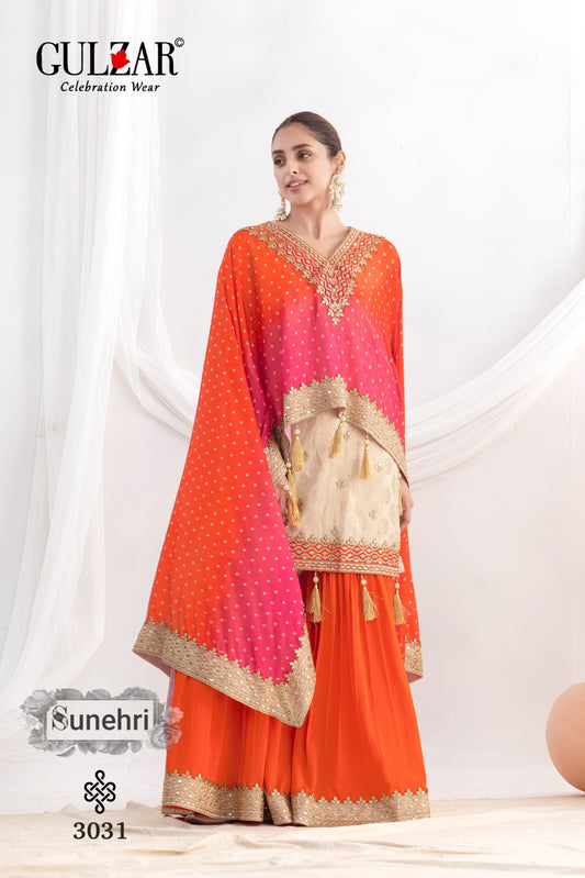 3031 Sunehri Gulzar Viscose Simmer Readymade Suits