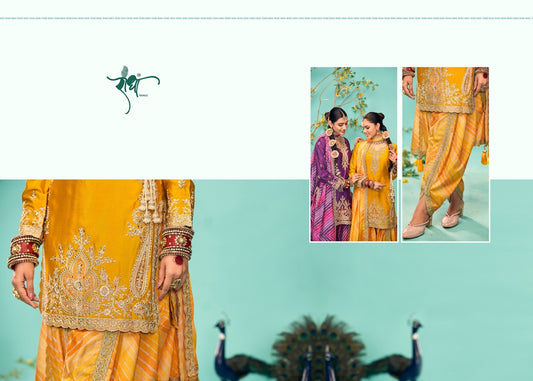 3034 Jaspreet Radha Trendz Heavy Chinon Readymade Suits