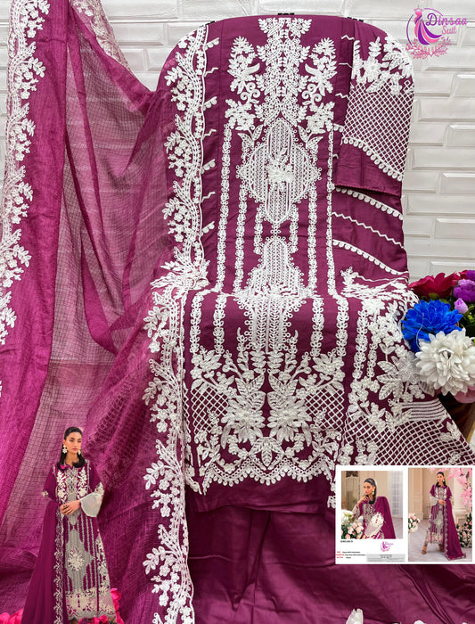 303D Dinsaa Suit Kota Chex Pakistani Salwar Suits