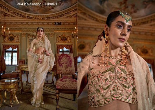 304 Gulkari-1 Kalakaand Soft Tissue Sarees