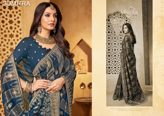 305-A Bhavna Leela Sumitra Viscose Sarees