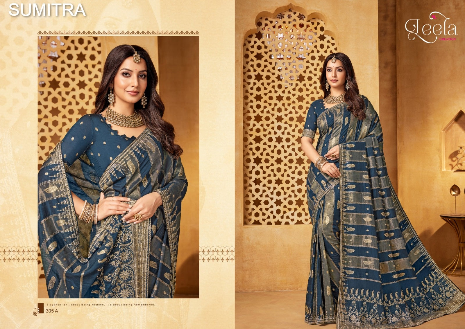 305-A Bhavna Leela Sumitra Viscose Sarees
