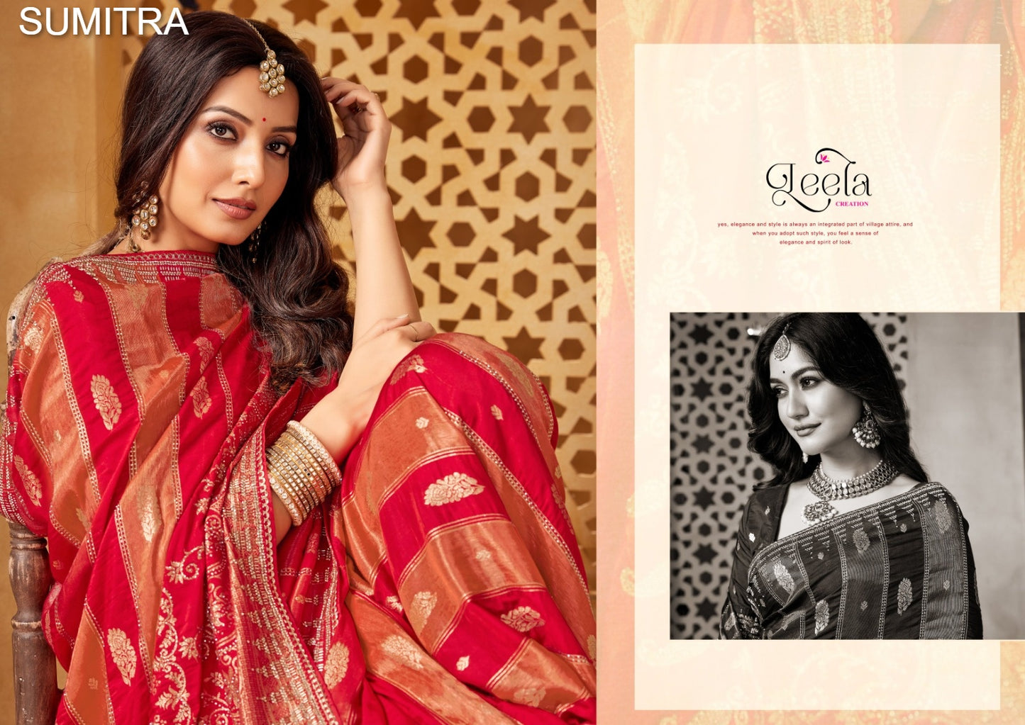 305-D Bhavna Leela Sumitra Viscose Sarees