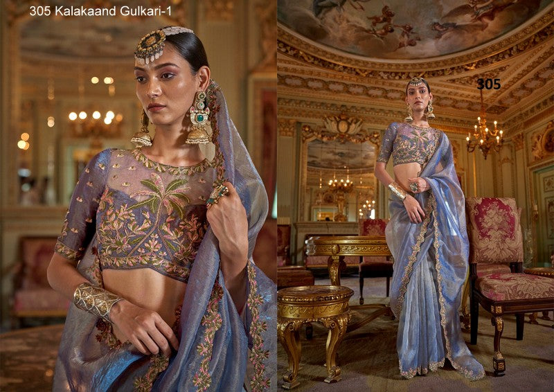305 Gulkari-1 Kalakaand Soft Tissue Sarees