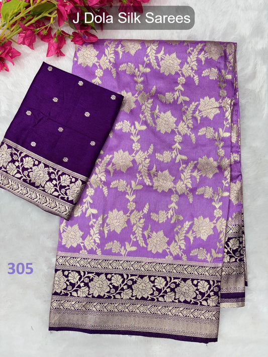 305 J Dola Silk Sarees