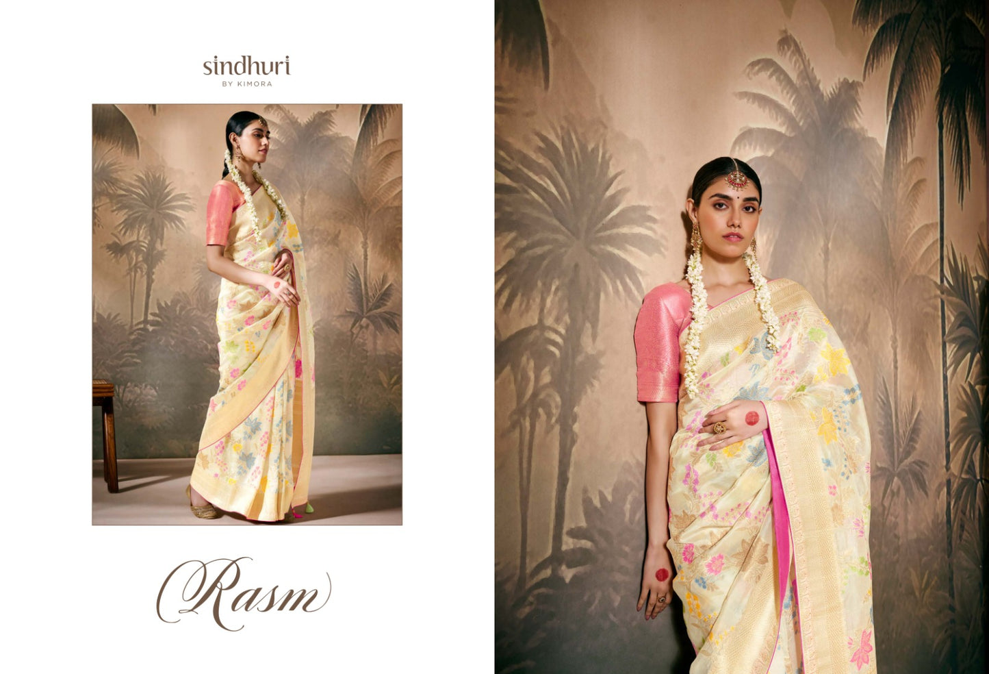 306 Rasm Kimora Sindhuri Zari Work Sarees