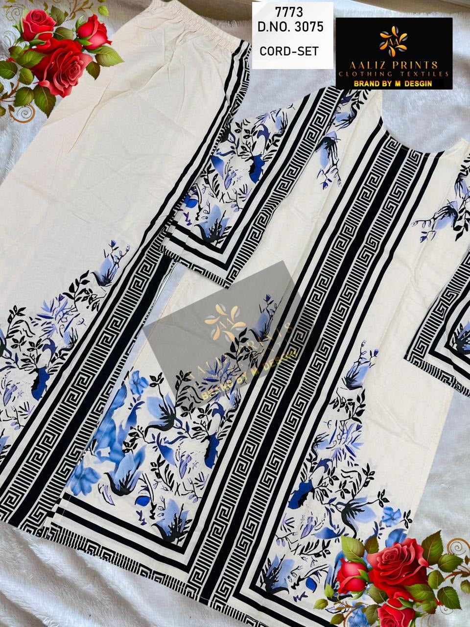 3075 Aaliz Print Lawn Co Ord Set