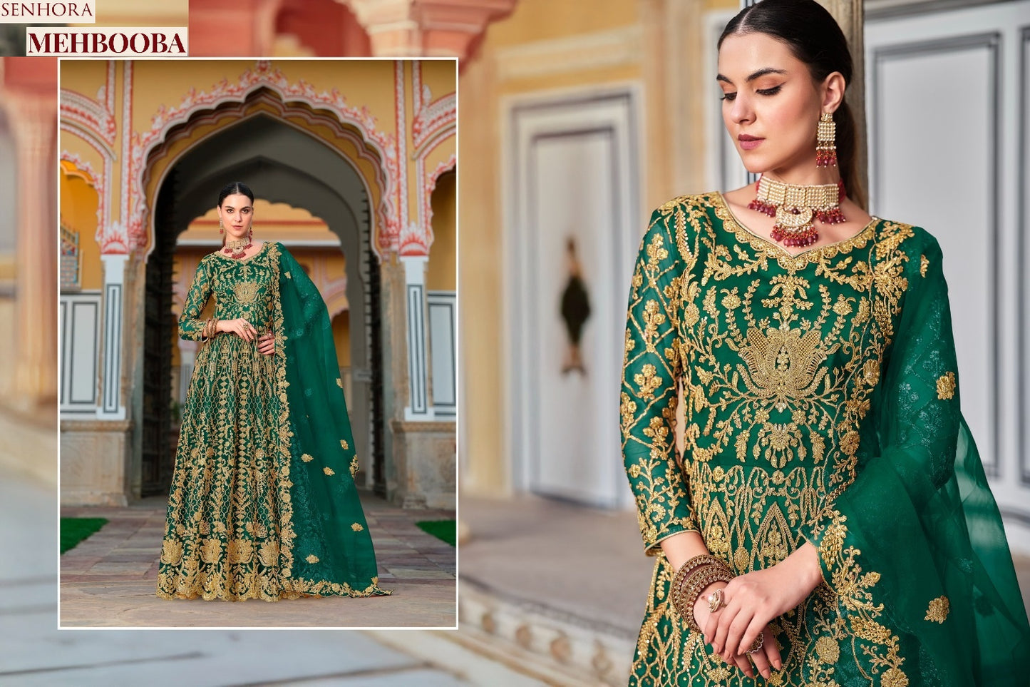 3082 Mehbooba Senhora Anarkali Unstitched Suits