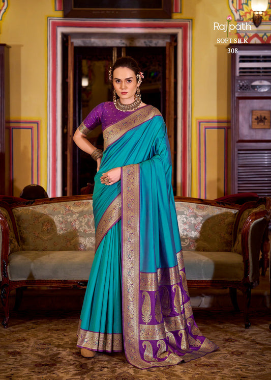 308 Legender Rajpath Soft Silk Sarees