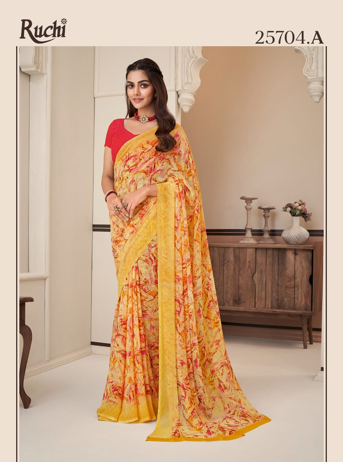 25704A Ragaa Georgette Ruchi Sarees