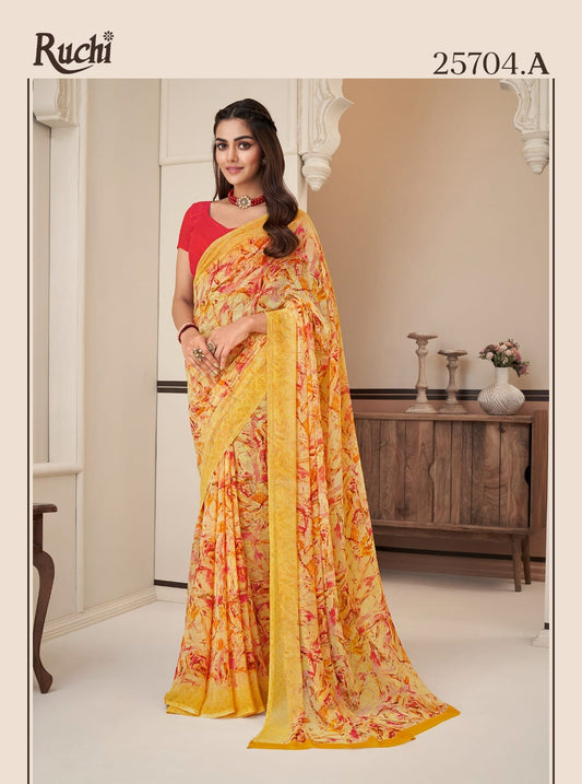 25704A Ragaa Georgette Ruchi Sarees