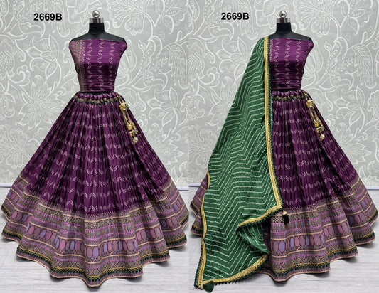 2669B Anjani Art Lehenga Choli