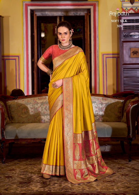 309 Legender Rajpath Soft Silk Sarees