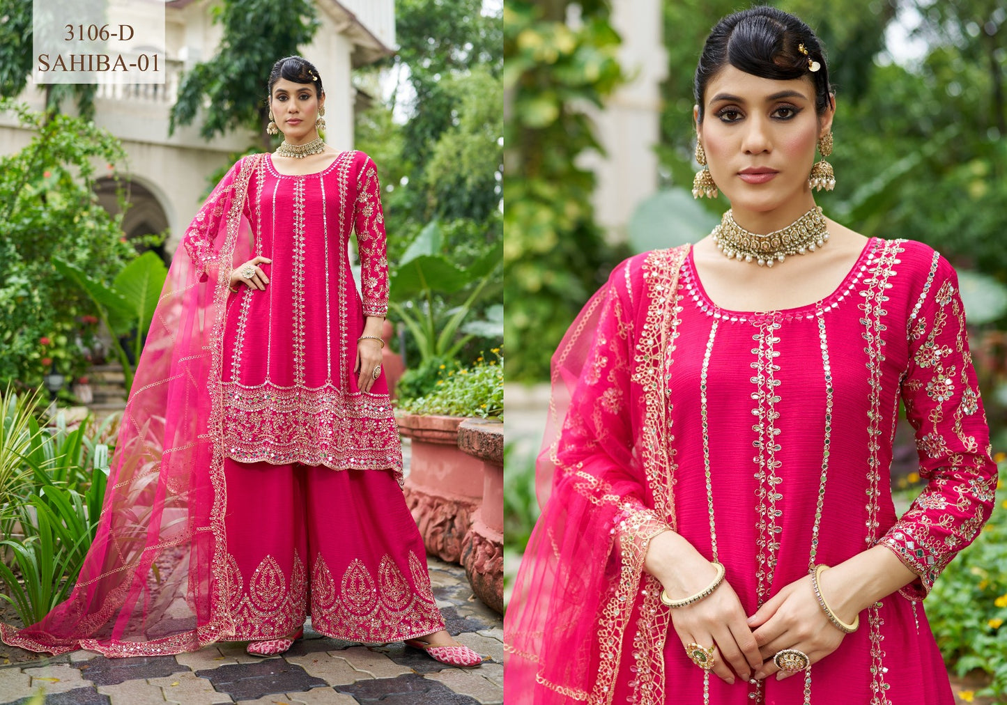 3106-A Sahiba Vol 1 Senhora Chinon Pakistani Readymade Suits