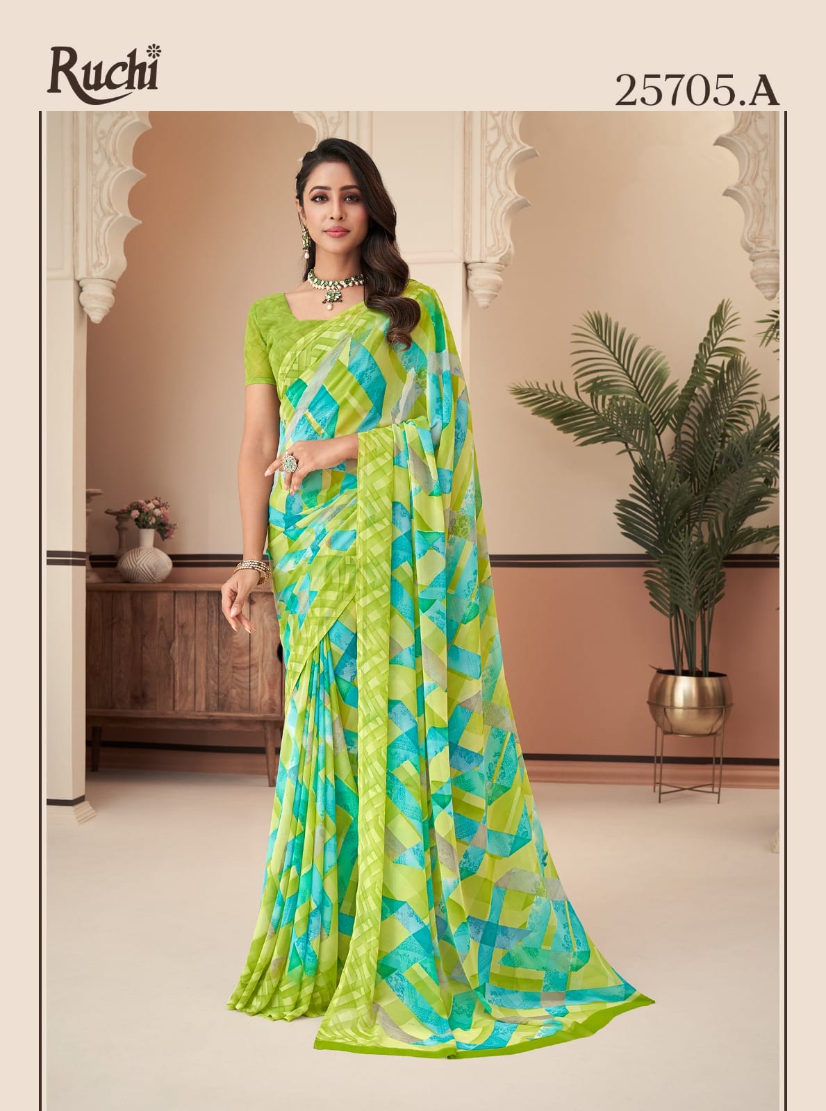 25705A Ragaa Georgette Ruchi Sarees