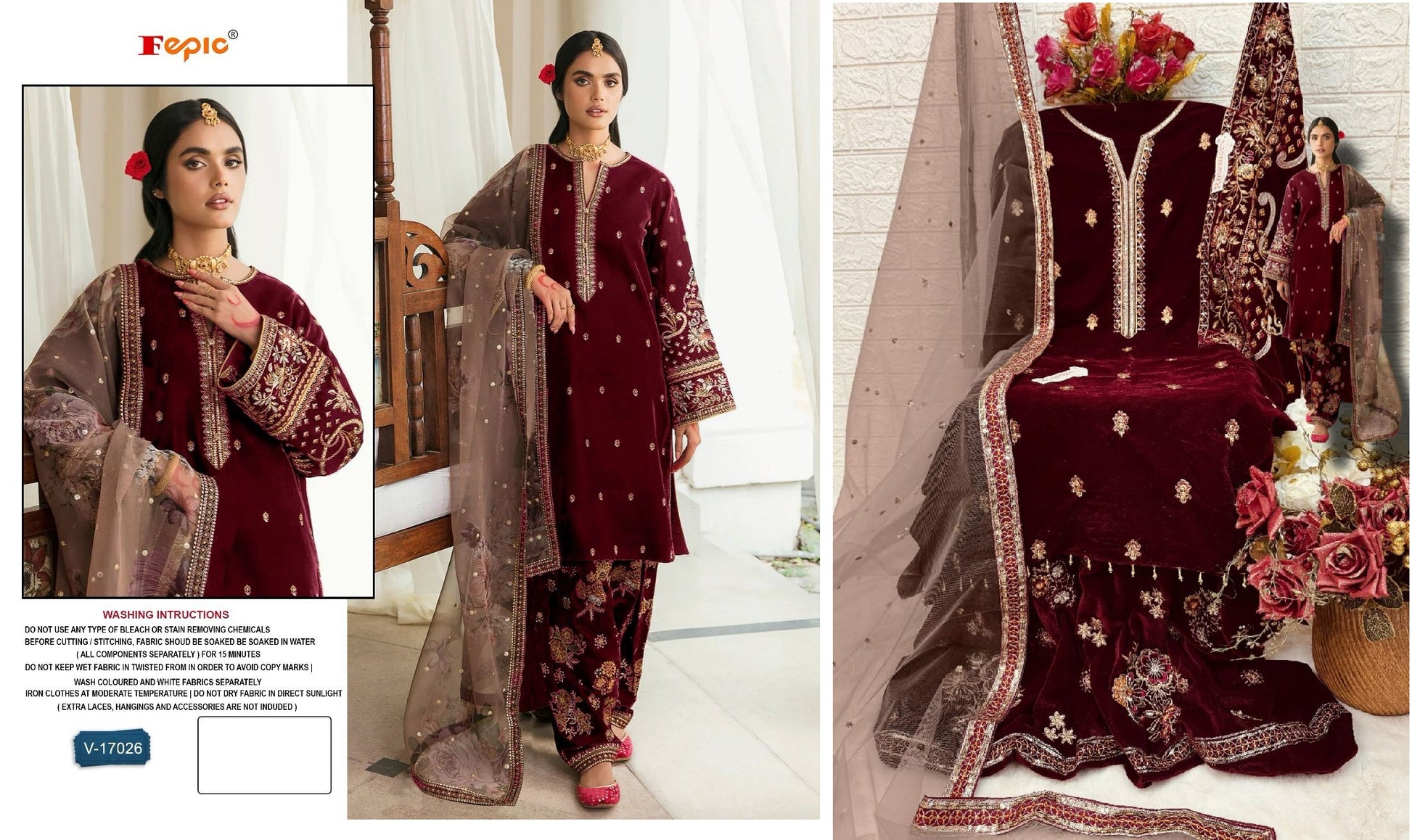 V-17026 Fepic Pakistani Salwar Suits