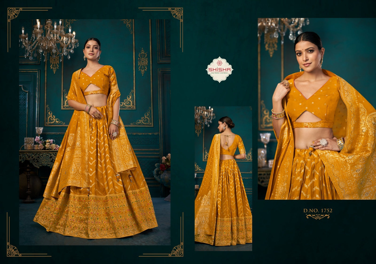 1752 Vol 3 Shisha Lehenga Choli