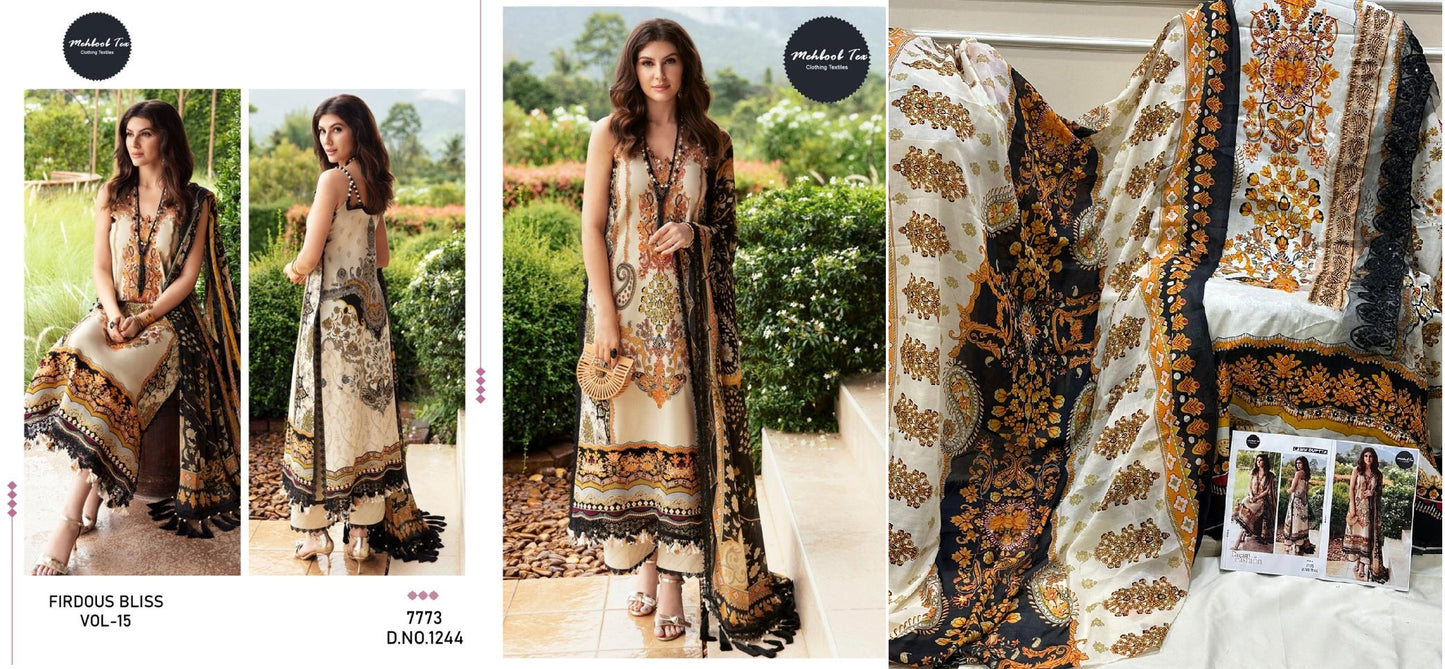 1244 Mehboob Tex Pakistani Salwar Suits