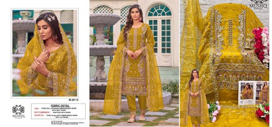 281D Mushq Pakistani Salwar Suits