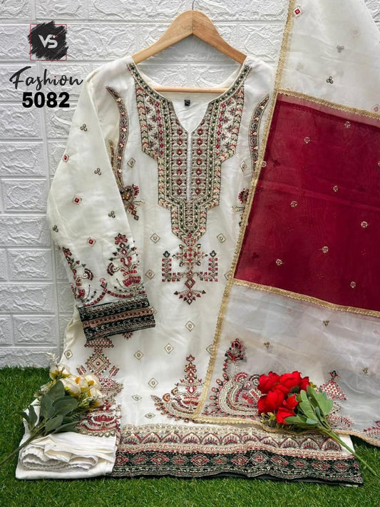 5082White Vs Fashion Pakistani Readymade Suits