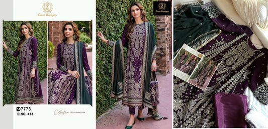 413 Ziaaz Designs Pakistani Salwar Suits