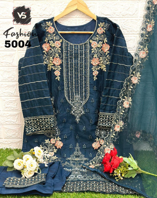 5004 Blue Vs Fashion Pakistani Readymade Suits