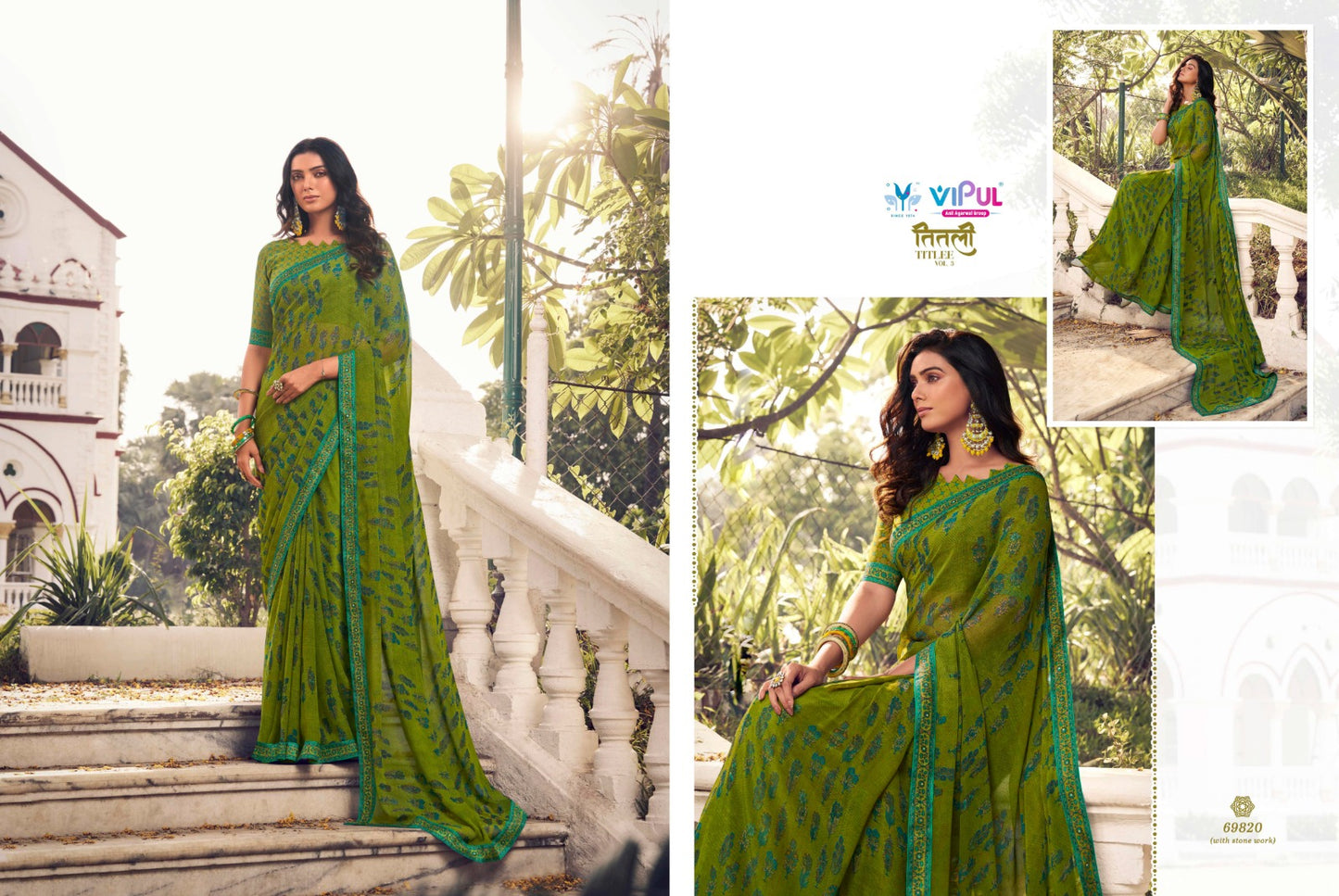 69820 Titlee Vol 3 Vipul Sarees