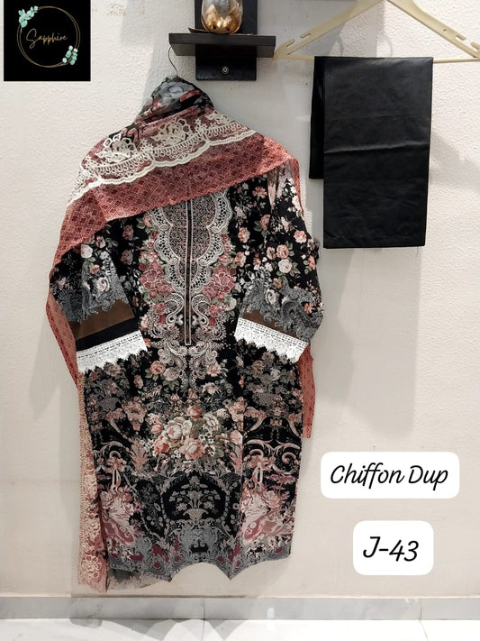Jazmin Vol 43 Cream Sapphire Pakistani Readymade Suits