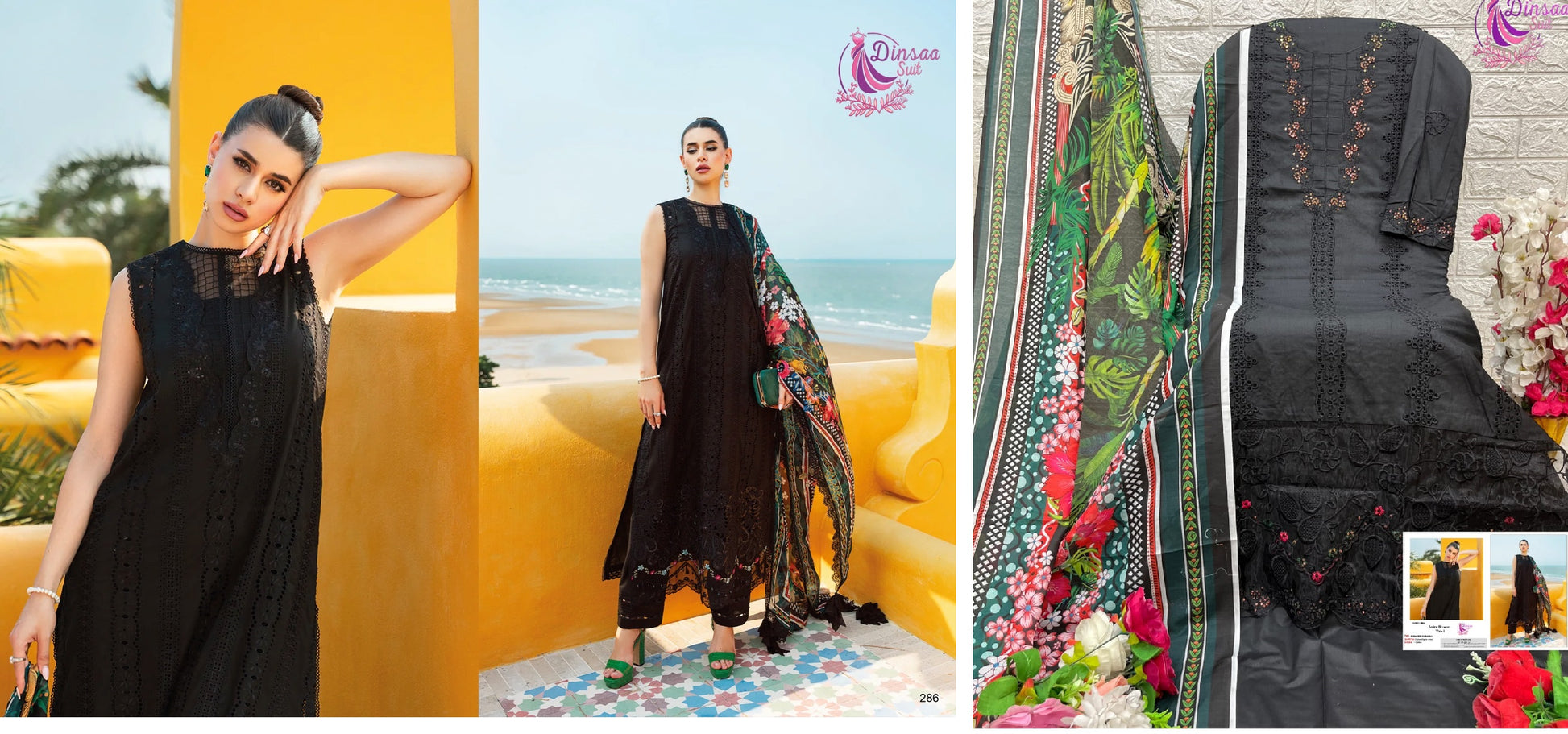 286 Saira Rizwan Vol 1 Dinsaa Suit Pakistani Salwar Suits