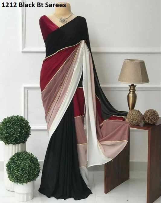 1212Black Bt Sarees